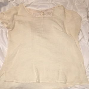 Cream Sheer Blouse